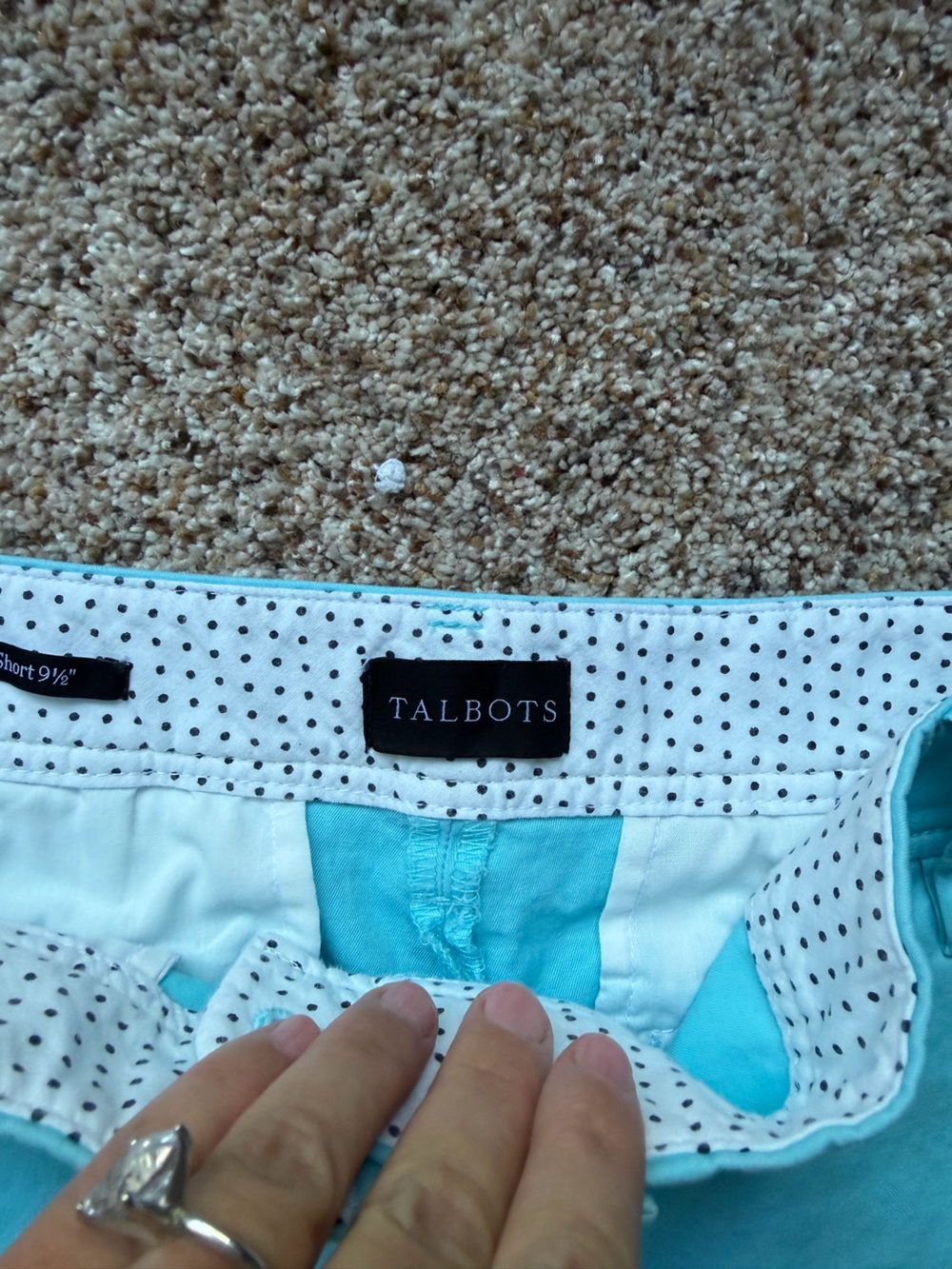 Talbots Aqua Blue perfect Shorts - Picture 4 of 4